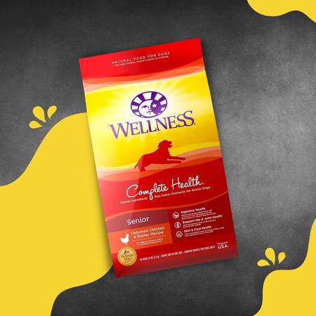 Wellness Complete Health Senior Dry Dog Food with Grains